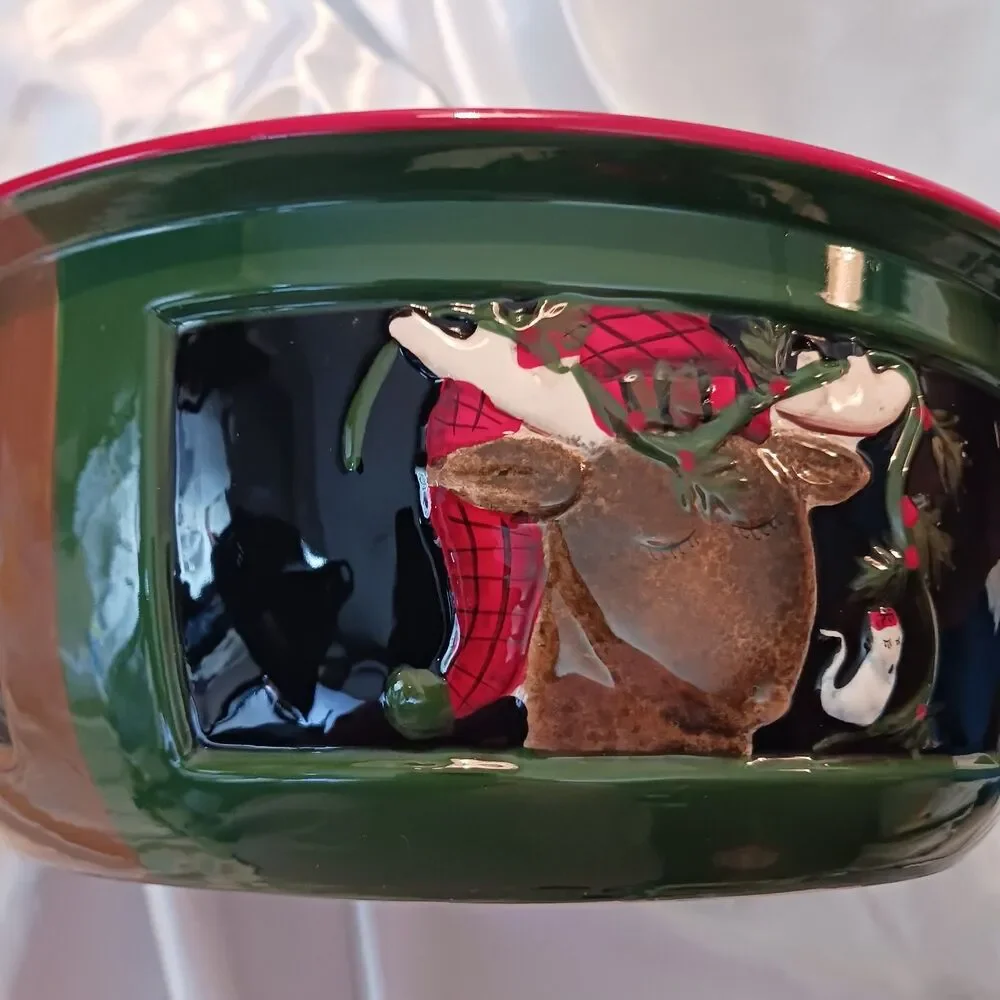 2009 PFALTZGRAFFE CAMP JINGLES 12'' MULTI PANEL CERAMIC BOWL